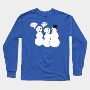 Snowman Long Sleeve T-Shirt